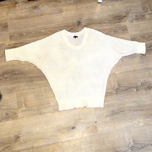 White and silver metallic Express Sweater size M & XS